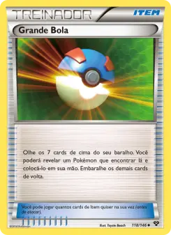 Grande Bola – Carta Pokémon TCG