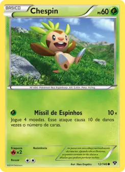 Chespin – Carta Pokémon TCG