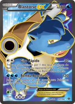 Blastoise EX – Carta Pokémon TCG