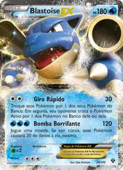 Blastoise EX – Carta Pokémon TCG
