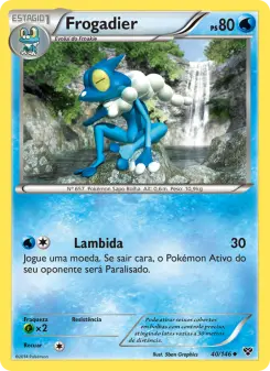 Frogadier – Carta Pokémon TCG