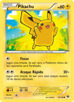 Pikachu – Carta Pokémon TCG