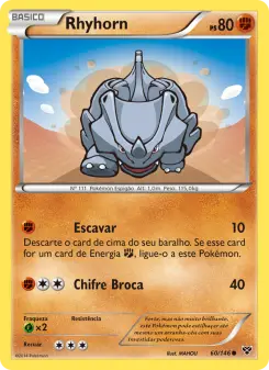 Rhyhorn – Carta Pokémon TCG