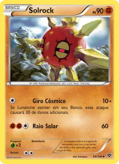 Solrock – Carta Pokémon TCG