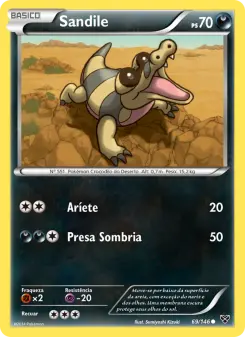 Sandile – Carta Pokémon TCG