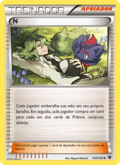 N – Carta Pokémon TCG