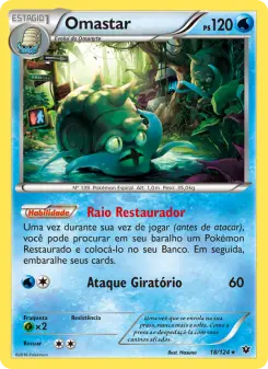 Omastar – Carta Pokémon TCG