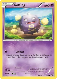 Koffing – Carta Pokémon TCG