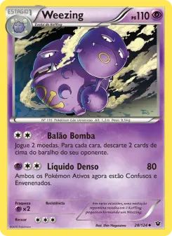 Weezing – Carta Pokémon TCG