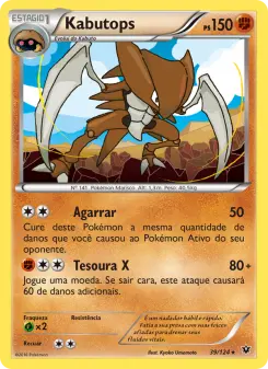 Kabutops – Carta Pokémon TCG