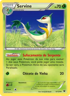 Servine – Carta Pokémon TCG