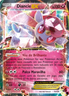 Diancie EX – Carta Pokémon TCG