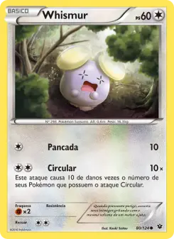 Whismur – Carta Pokémon TCG