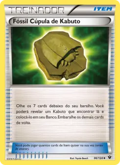 Fóssil Cúpula de Kabuto – Carta Pokémon TCG