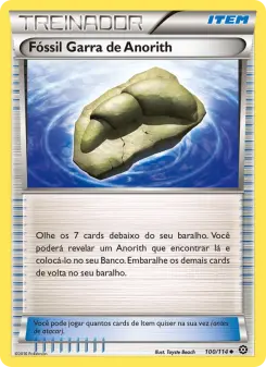 Fóssil Garra de Anorith – Carta Pokémon TCG