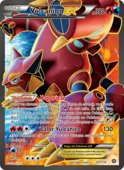 Volcanion EX – Carta Pokémon TCG