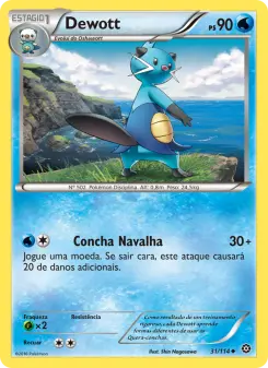 Dewott – Carta Pokémon TCG