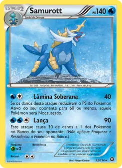 Samurott – Carta Pokémon TCG