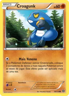 Croagunk – Carta Pokémon TCG