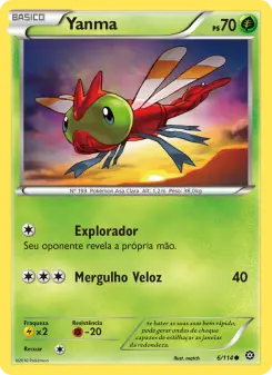 Yanma – Carta Pokémon TCG