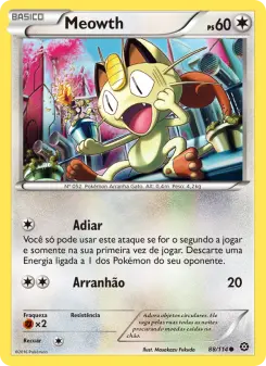Meowth – Carta Pokémon TCG