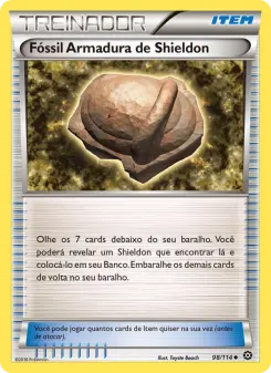 Fóssil Armadura de Shieldon – Carta Pokémon TCG