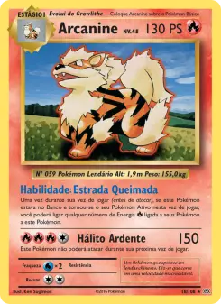 Arcanine – Carta Pokémon TCG