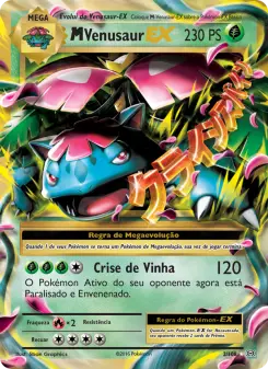 M Venusaur EX – Carta Pokémon TCG