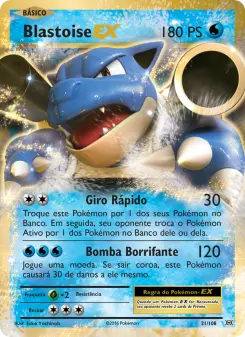 Blastoise EX – Carta Pokémon TCG