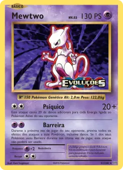 Mewtwo – Carta Pokémon TCG