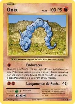 Onix – Carta Pokémon TCG