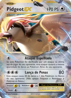 Pidgeot EX – Carta Pokémon TCG