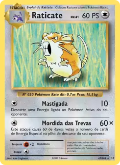 Raticate – Carta Pokémon TCG