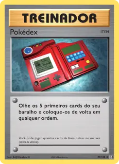 Pokédex – Carta Pokémon TCG