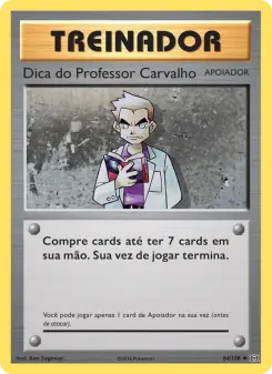 Dica do Professor Carvalho – Carta Pokémon TCG