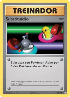 Substituição – Carta Pokémon TCG