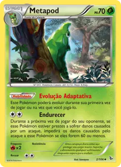 Metapod – Carta Pokémon TCG