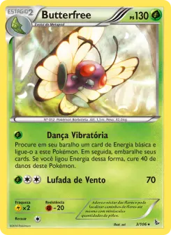 Butterfree – Carta Pokémon TCG