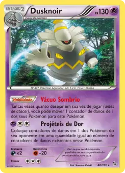 Dusknoir – Carta Pokémon TCG