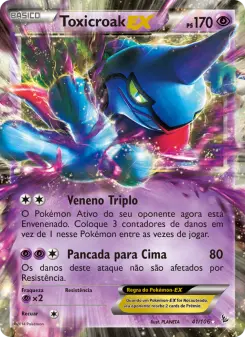 Toxicroak EX – Carta Pokémon TCG