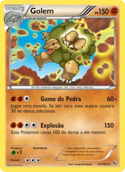 Golem – Carta Pokémon TCG