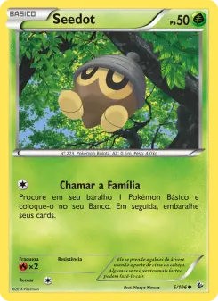 Seedot – Carta Pokémon TCG
