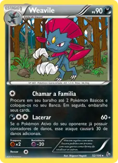 Weavile – Carta Pokémon TCG
