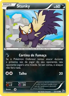 Stunky – Carta Pokémon TCG