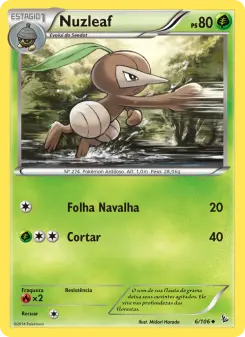 Nuzleaf – Carta Pokémon TCG