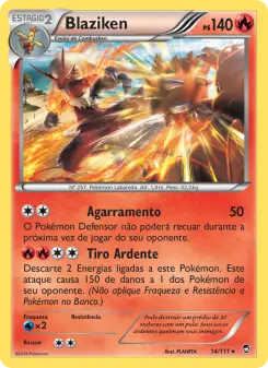 Blaziken – Carta Pokémon TCG