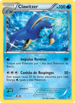 Clawitzer – Carta Pokémon TCG