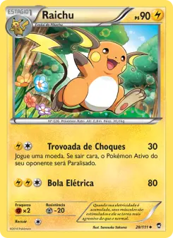 Raichu – Carta Pokémon TCG