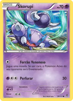Skorupi – Carta Pokémon TCG
