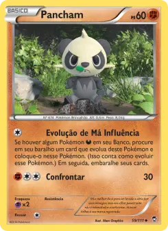 Pancham – Carta Pokémon TCG
